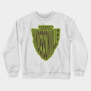 Andersonville National Historic Site name arrowhead Crewneck Sweatshirt